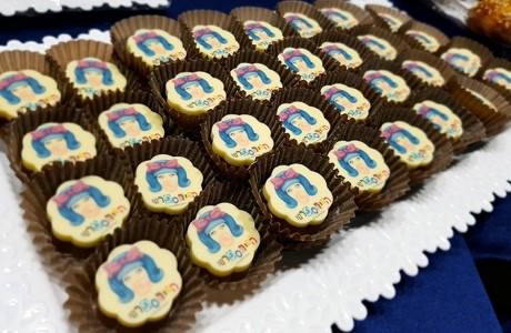 מגש 50 יחידות פרלינים ממותגים מגש 50 יחידות פרלינים ממותגים