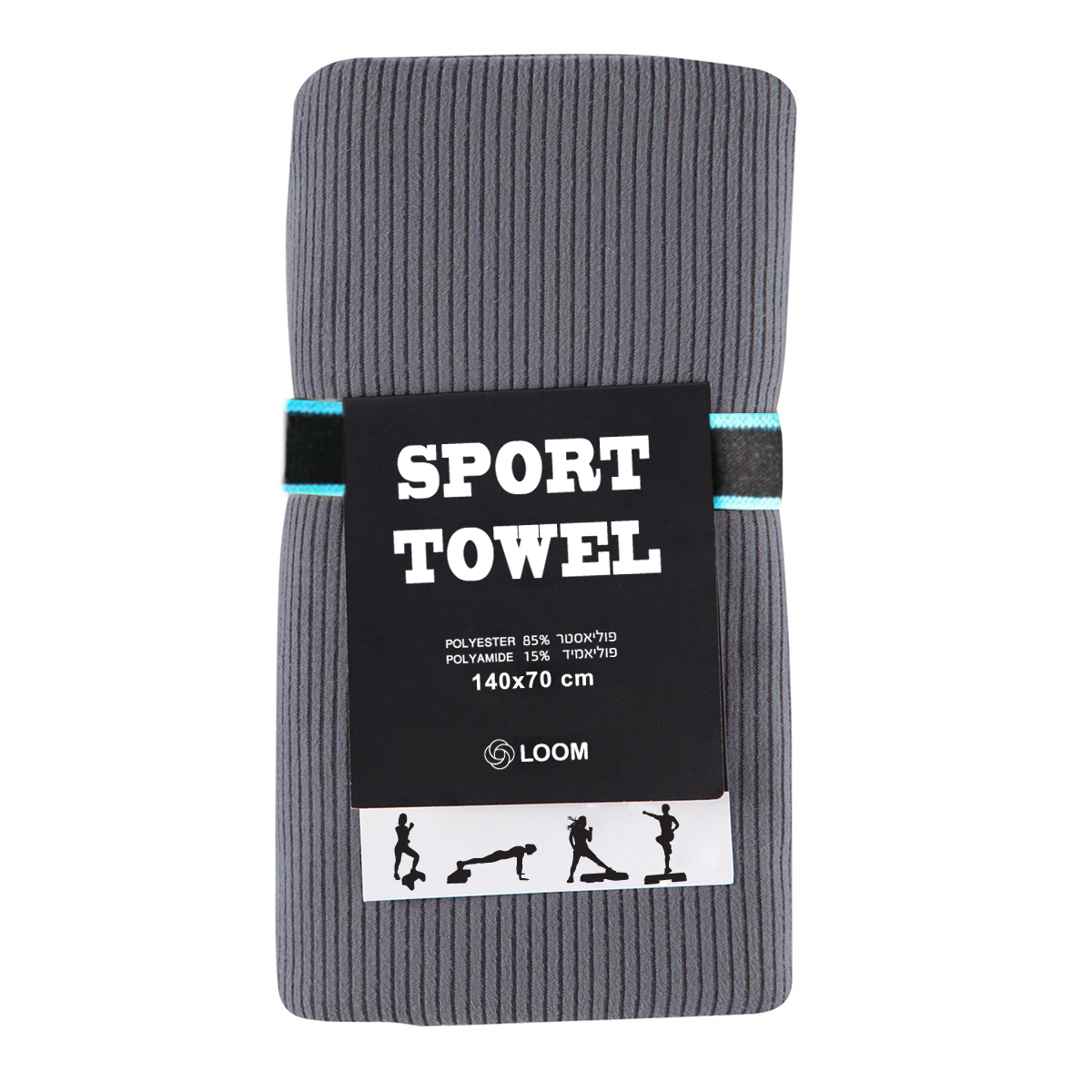 מגבת ספורט - באדן מגבת ספורט - באדן