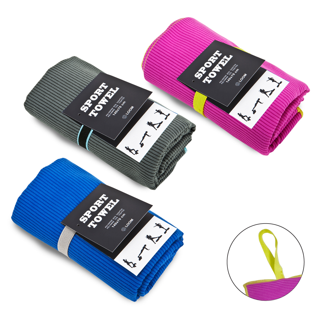 מגבת ספורט - באדן מגבת ספורט - באדן