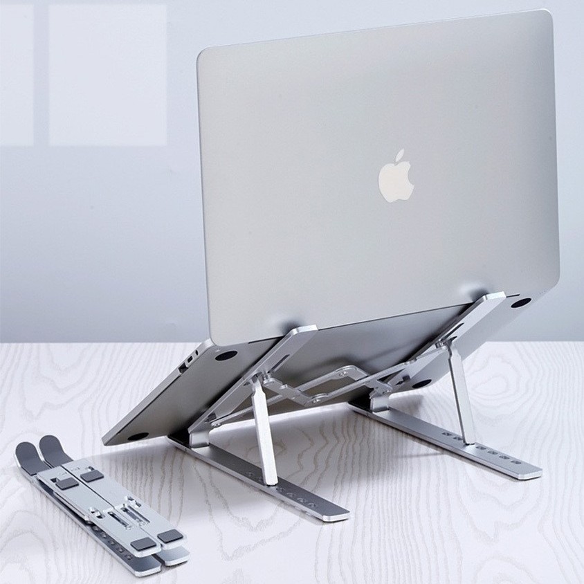 מעמד שולחני מתקפל מאלומיניום למחשב נייד וטאבלט - סטנד מעמד שולחני מתקפל מאלומיניום למחשב נייד וטאבלט - סטנד
