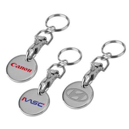 מחזיק מפתחות עם מטבע לפתיחת עגלות - סמבה מחזיק מפתחות עם מטבע לפתיחת עגלות - סמבה